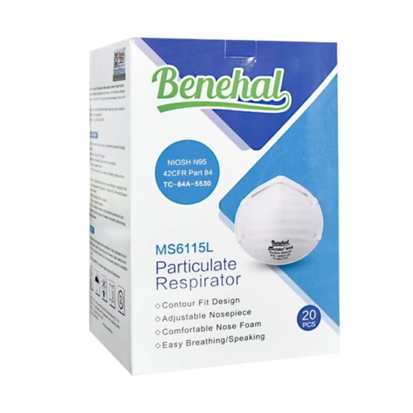 Benehal N95 Respirators MS6115L - Image 2